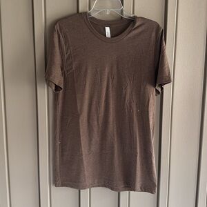 Bella Canvas Brown Short Sleeve Shirt size Medium